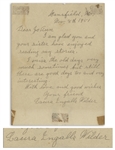 Laura Ingalls Wilder Autograph Letter Signed -- ...I miss the old days very much sometimes...
